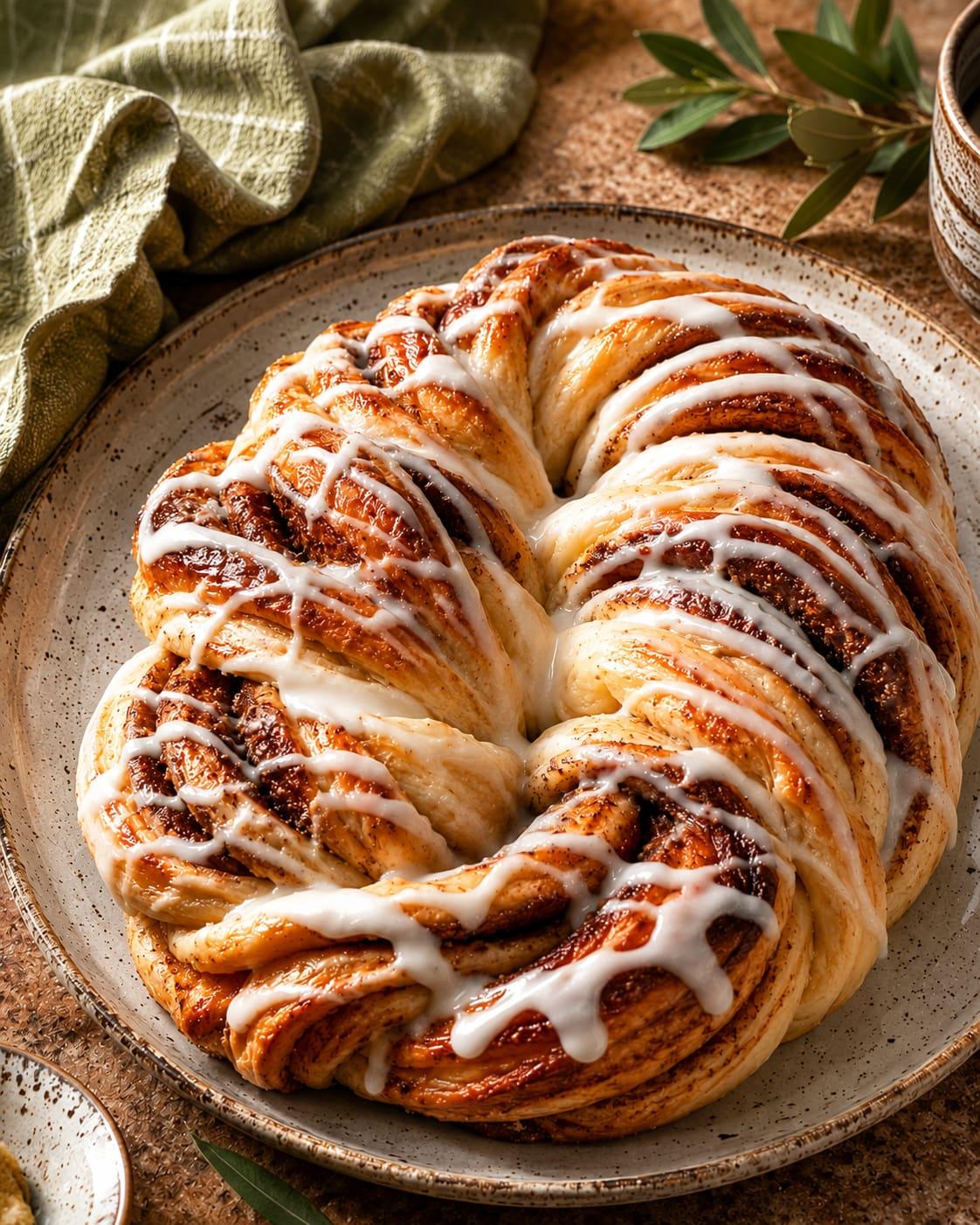 Light cinnamon rolls with quark