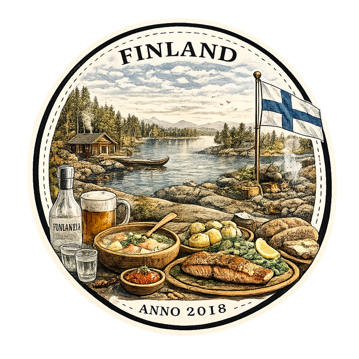 Finland travel stamp