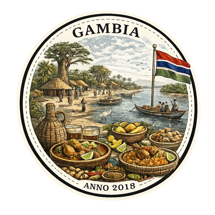 The Gambia travel stamp