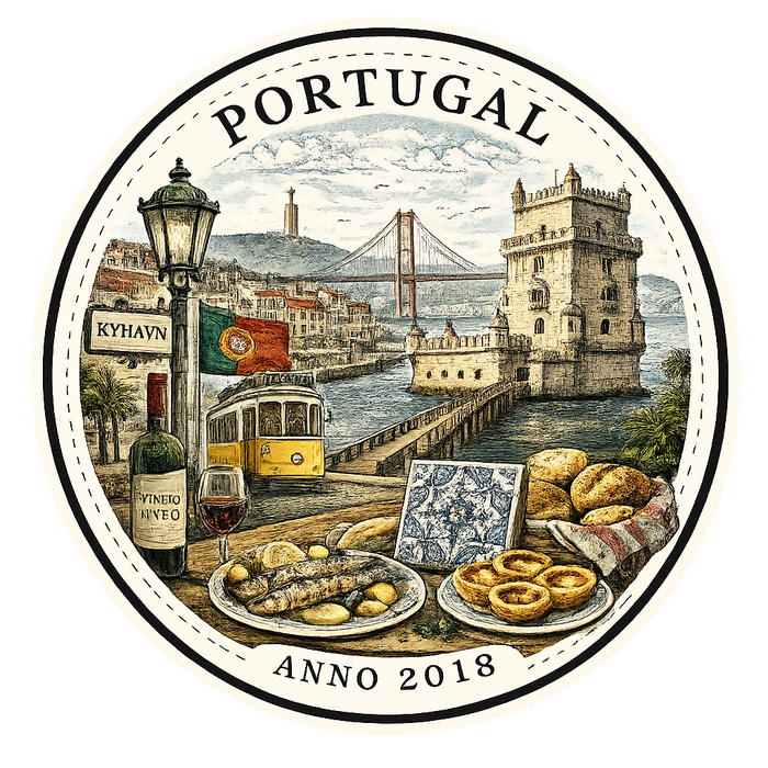 Portugal travel stamp