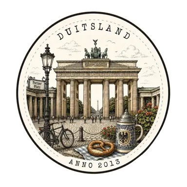 Germany travel stamp