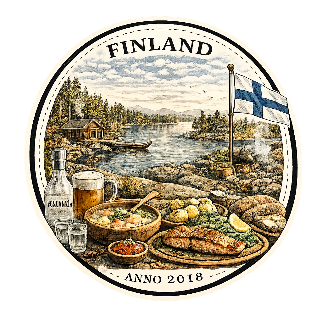 Finland travel stamp