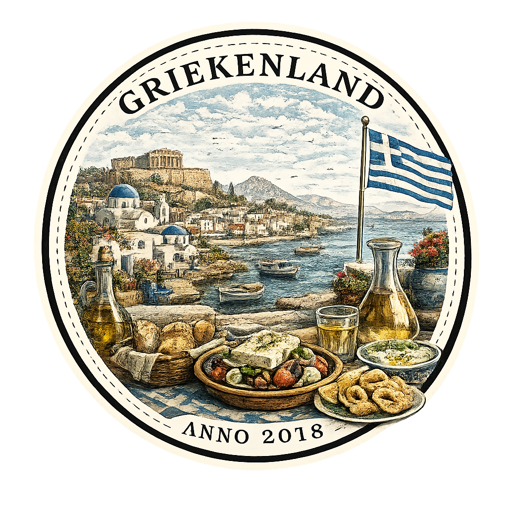 Greece travel stamp