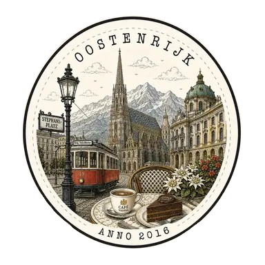 Austria travel stamp