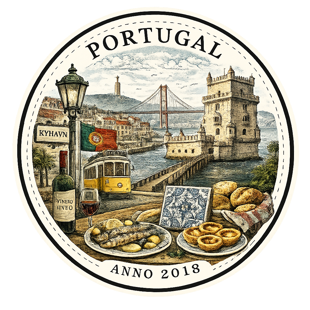 Portugal travel stamp
