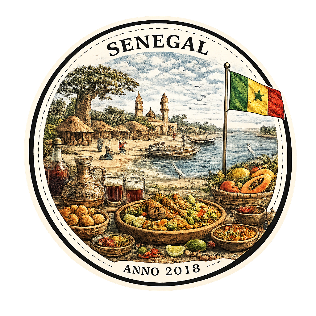 Senegal travel stamp