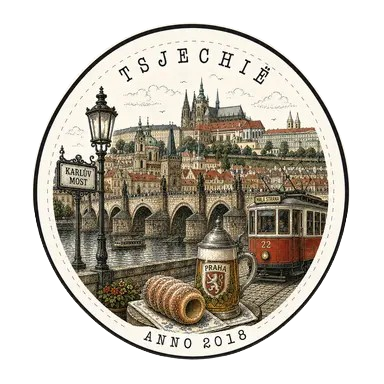 Czech Republic travel stamp