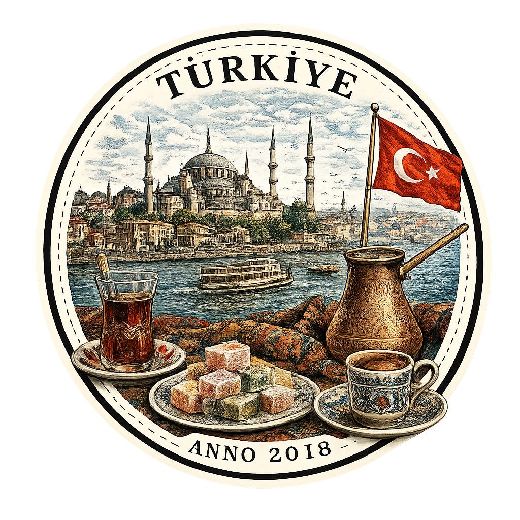 Turkey travel stamp