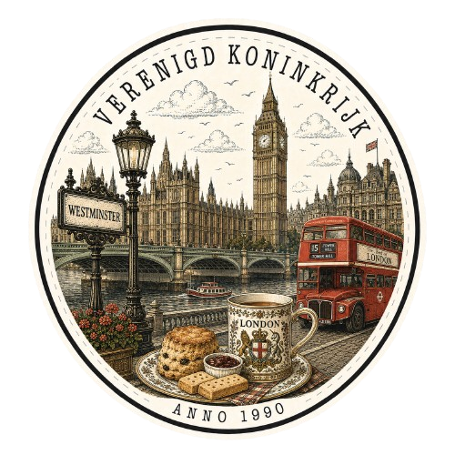United Kingdom travel stamp