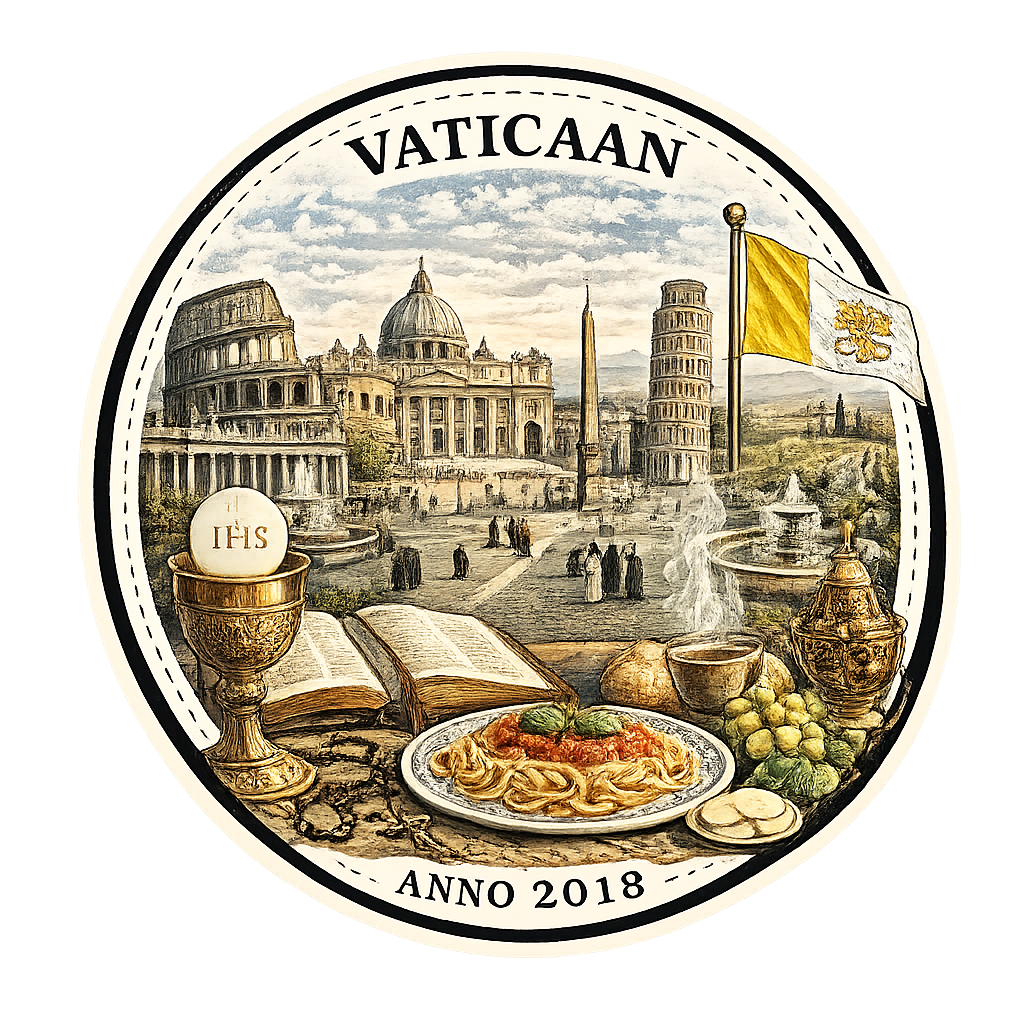 Vatican City travel stamp